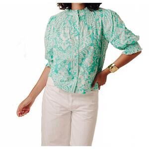 NEW LOVE THE LABEL zarina half sleeves blouse in bermuda